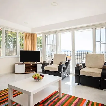 Apartmán Burcu Residence, Magnificent Sea View, Cozy, Free Otopark, Free Wifi Bodrum